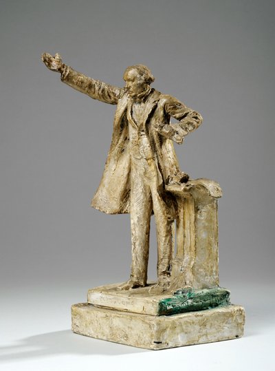 Maqueta para la estatua de William Ewart Gladstone en el Strand, Londres, c.1905 de William Hamo Thornycroft