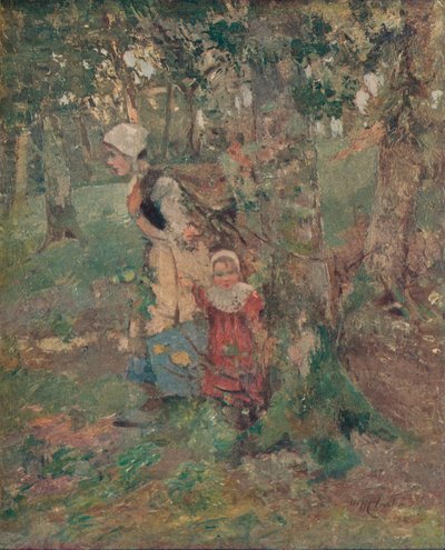 El borde del bosque, c. 1916 de William Hanna Clarke