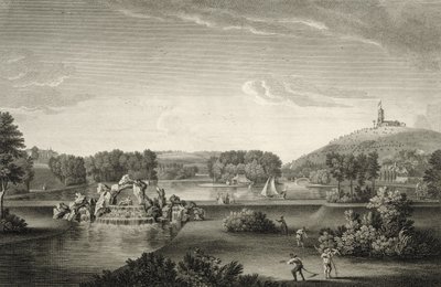West Wycombe Park, grabado por William Woollett de William Hannan