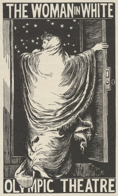 La mujer de blanco, 1871 de William Harcourt Hooper