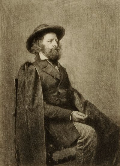 Sin título (retrato de un hombre sentado) de William Harry Warren Bicknell