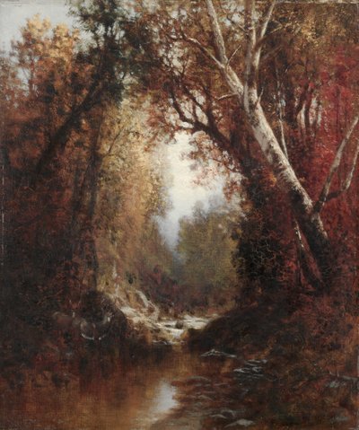 Escena de otoño en Adirondacks de William Hart