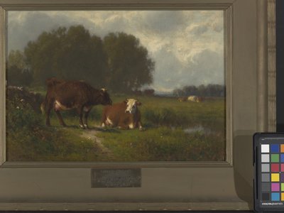 Paisaje (óleo sobre lienzo) de William Hart