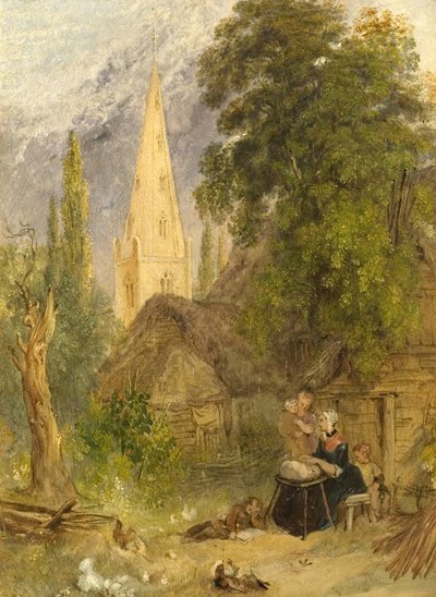 Cabañas en Olney, Buckinghamshire de William Harvey