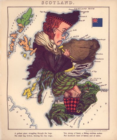 Diversiones geográficas - esbozos humorísticos de varios países, con una introducción y líneas descriptivas LOC 84675540-7 de William Harvey