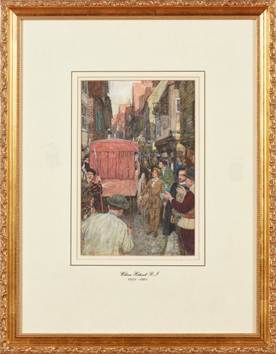 Un atasco de tráfico isabelino de William Hatherell