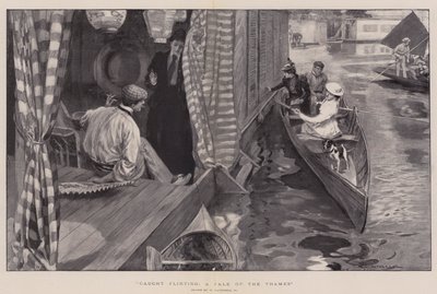 Atrapado coqueteando, una historia del Támesis de William Hatherell