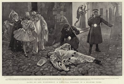 Amanecer en el Miércoles de Ceniza, una tragedia de carnaval en una ciudad española de William Hatherell