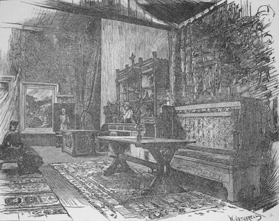 Estudio de Herkomer de William Hatherell