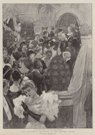 Recepción de Lady Salisbury en el Ministerio de Asuntos Exteriores de William Hatherell
