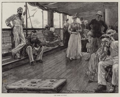 Vida en el mar en un transatlántico australiano de William Hatherell