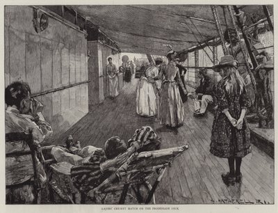 Vida en el mar en un transatlántico australiano de William Hatherell