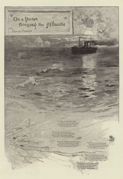 En un poema cruzando el Atlántico, por Lewis Morris de William Hatherell