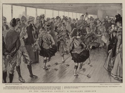 En el Castillo de Braemar, una Despedida en las Tierras Altas de William Hatherell