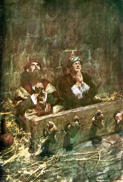 Pablo y Silas en prisión de William Hatherell