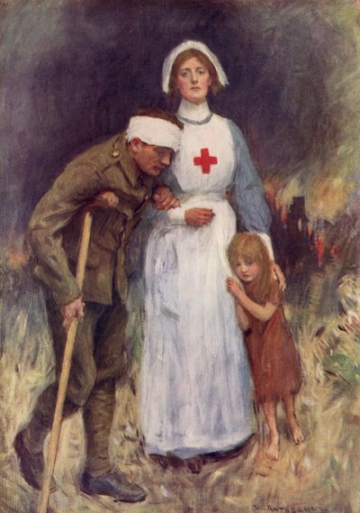 Enfermera de la Cruz Roja en la Primera Guerra Mundial de William Hatherell