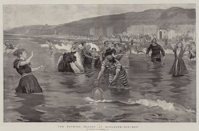 La temporada de baños en Boulogne-sur-Mer de William Hatherell