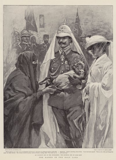 El Kaiser en Tierra Santa de William Hatherell