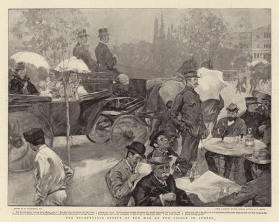 El lamentable efecto de la guerra en la gente de Atenas de William Hatherell