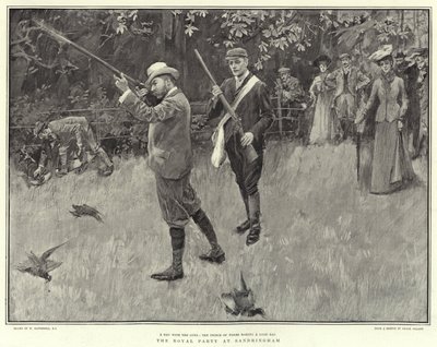 La fiesta real en Sandringham de William Hatherell