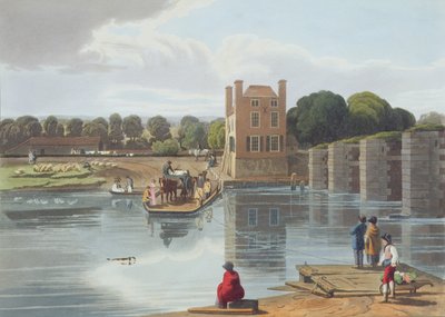 Ferry de Datchet, cerca de Windsor de William Havell