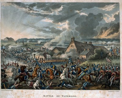 Batalla de Waterloo de William Heath