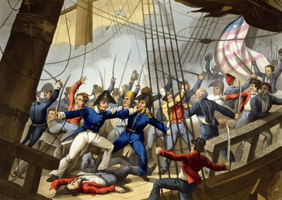 Abordaje y captura del barco estadounidense 