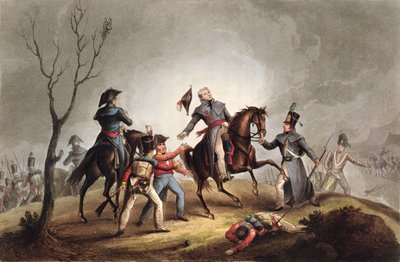 Muerte de Sir John Moore (1761-1809) 17 de enero de 1809, de 