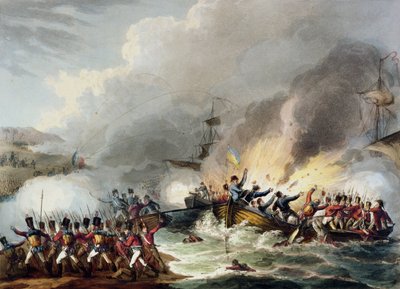 Desembarco de las tropas británicas en Egipto, marzo de 1801, de 