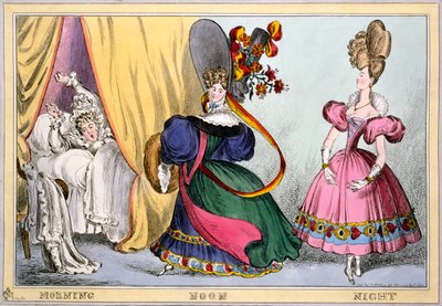 Mañana, mediodía, noche, c.1828 de William Heath