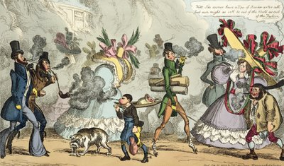 Puff, Puff, es una era de soplado, Puff, Puff, Puff, publicado en septiembre de 1827 por Thomas McLean, Londres de William Heath