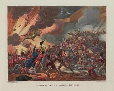 Asalto a San Sebastián, 31 de agosto de 1813, 1818 de William Heath