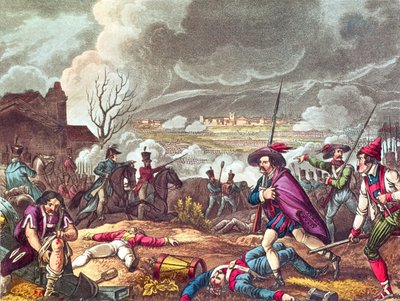 La Batalla de Toulouse, 10 de abril de 1814, grabado por J.C. Stadler de William Heath