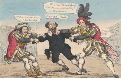 Los rivales Richards, o Sheakspear en peligro, 18 de mayo de 1814 de William Heath