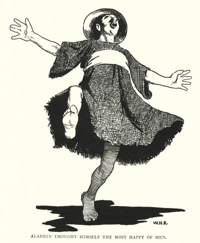 Aladino se consideró el hombre más feliz de William Heath Robinson