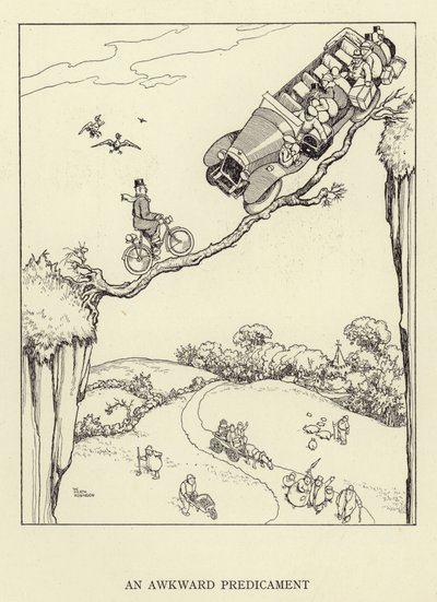 Un Predicamento Incómodo de William Heath Robinson