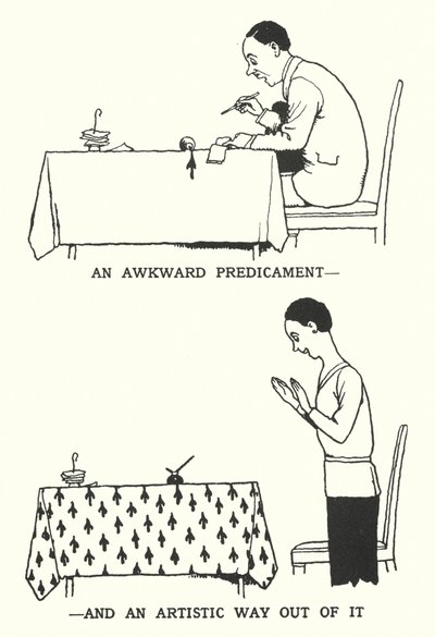 Una situación incómoda y una salida artística de William Heath Robinson