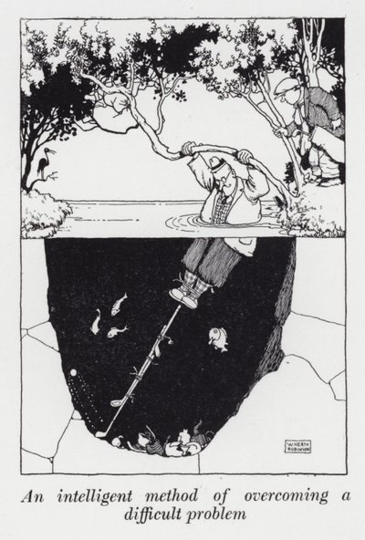 Un método inteligente para superar un problema difícil de William Heath Robinson