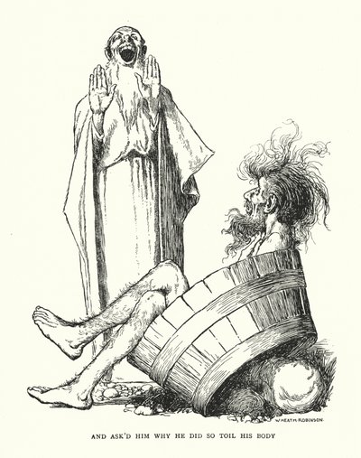 Y le preguntó por qué trabajaba tanto su cuerpo de William Heath Robinson