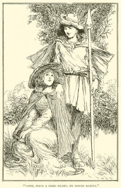 Vamos, ten buen ánimo, mi hermana Aliena de William Heath Robinson