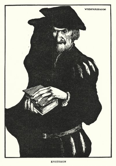 Epistemon (litografía) de William Heath Robinson