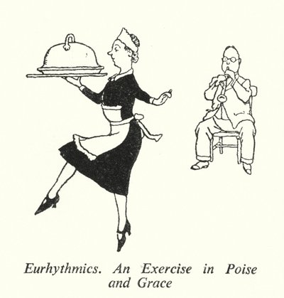 Eurrítmica, un Ejercicio de Equilibrio y Gracia de William Heath Robinson