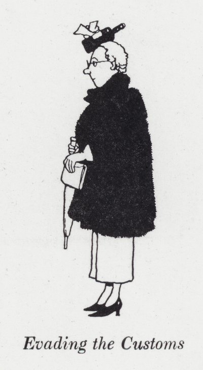 Evadir la aduana de William Heath Robinson