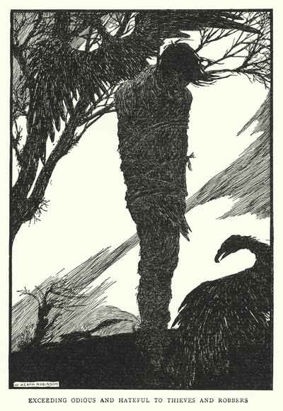 Excesivamente odioso y detestable para ladrones y asaltantes de William Heath Robinson