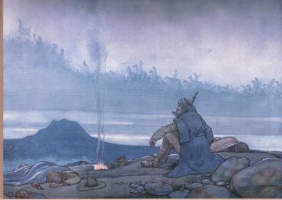 Sigue adelante, sigue adelante, porque la cosecha está sembrada de William Heath Robinson