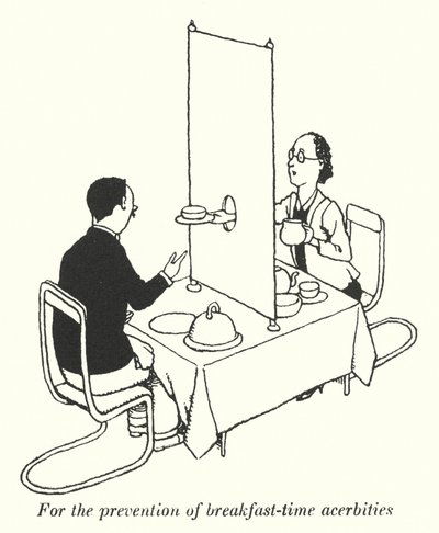 Para la prevención de acerbidades a la hora del desayuno de William Heath Robinson