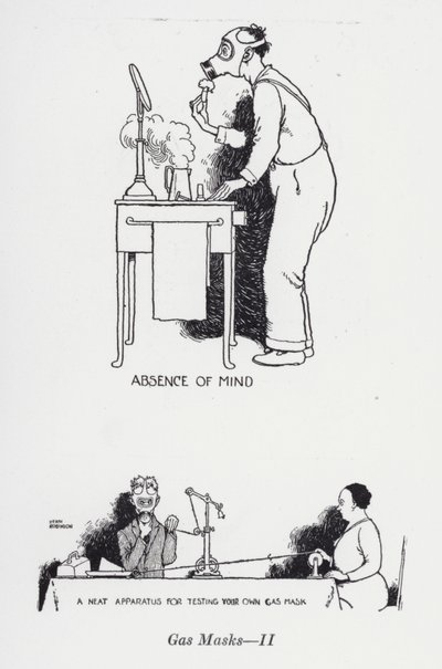 Máscaras de Gas - II de William Heath Robinson