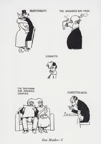 Máscaras de gas - I de William Heath Robinson