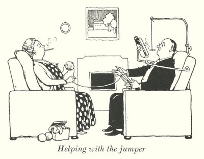 Ayudando con el suéter de William Heath Robinson