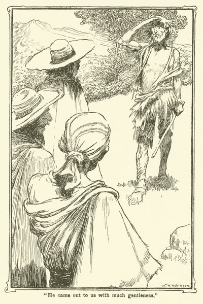 Ilustración para Don Quijote de William Heath Robinson